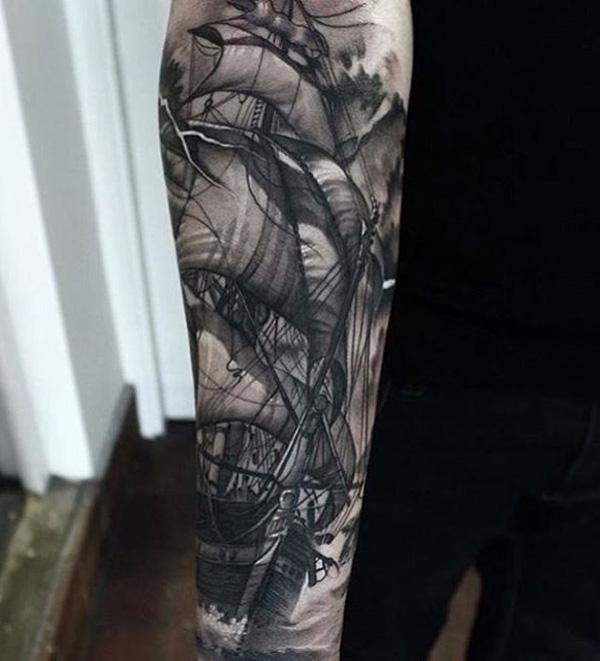 100 Boat Tattoo Designs