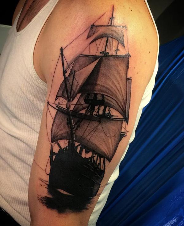 100 Boat Tattoo Designs