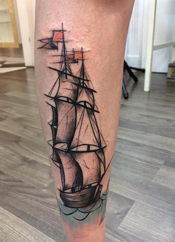 100 Boat Tattoo Designs