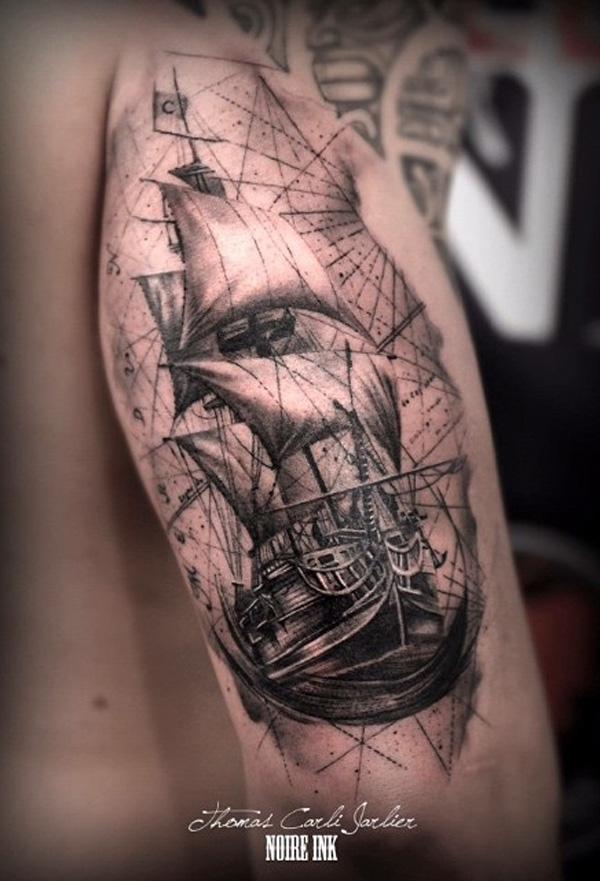 100 Boat Tattoo Designs