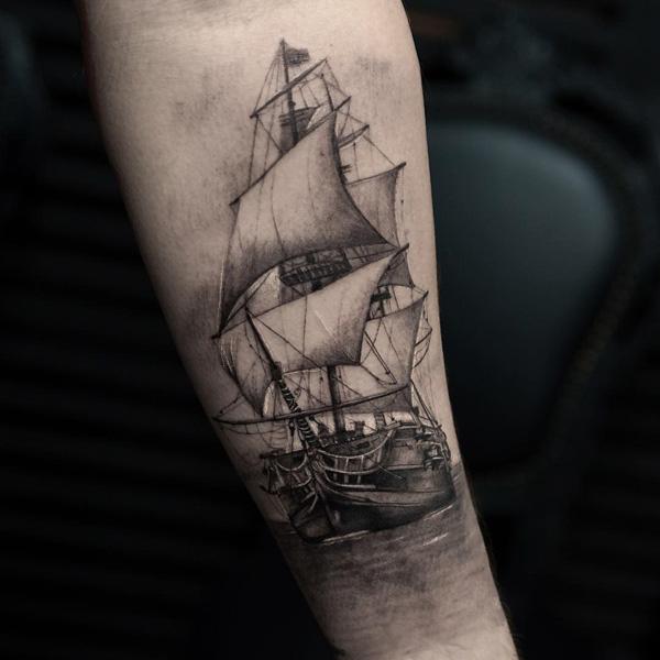100 Boat Tattoo Designs