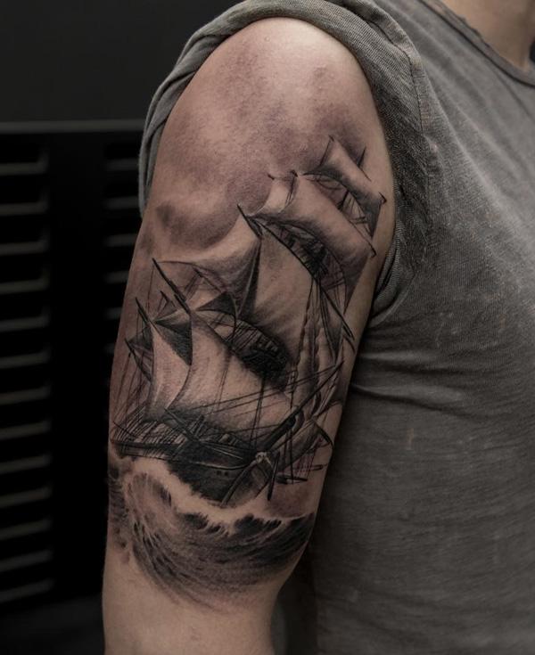 100 Boat Tattoo Designs
