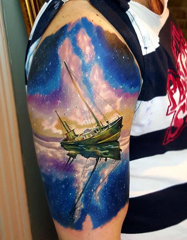 100 Boat Tattoo Designs