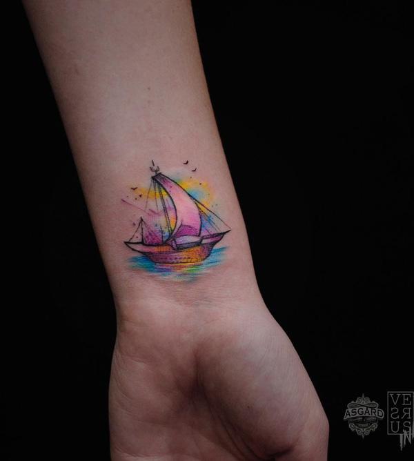 100 Boat Tattoo Designs