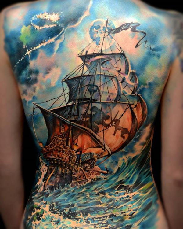 100 Boat Tattoo Designs