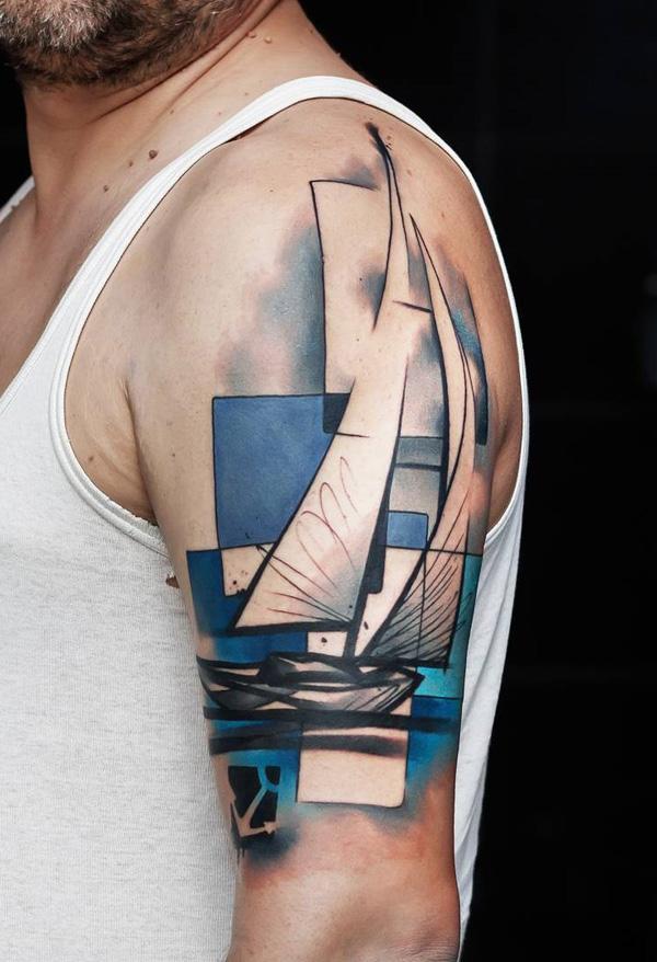 100 Boat Tattoo Designs