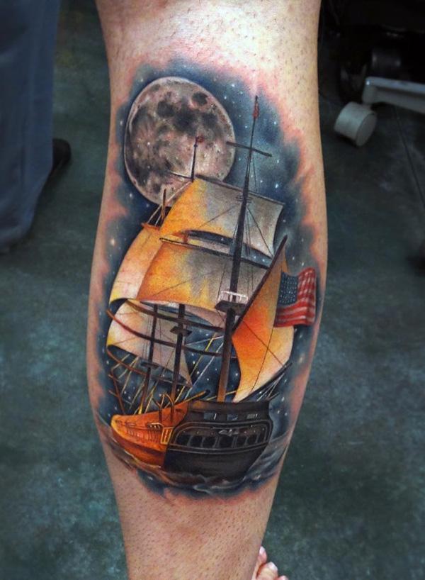 100 Boat Tattoo Designs