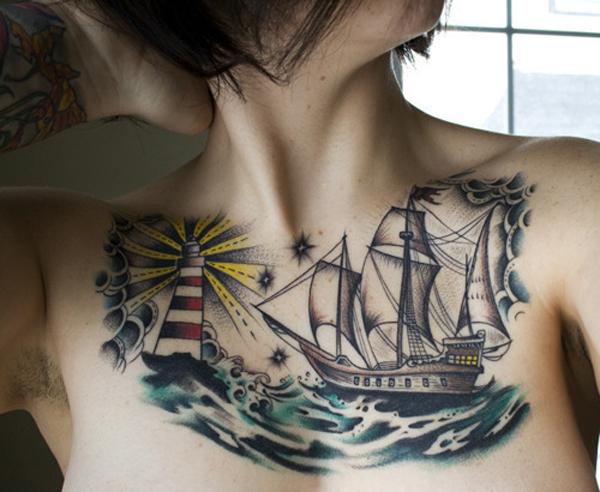 100 Boat Tattoo Designs