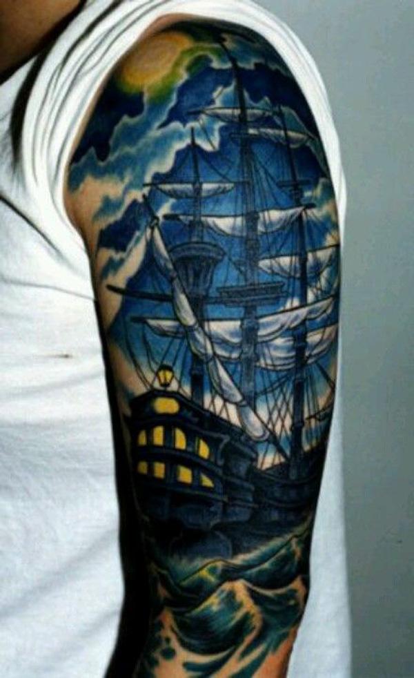 100 Boat Tattoo Designs