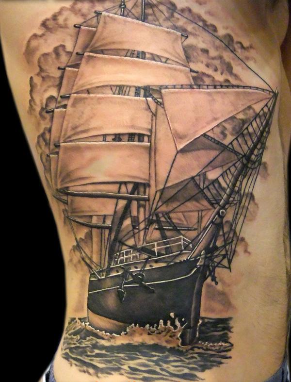 100 Boat Tattoo Designs
