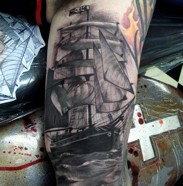 100 Boat Tattoo Designs