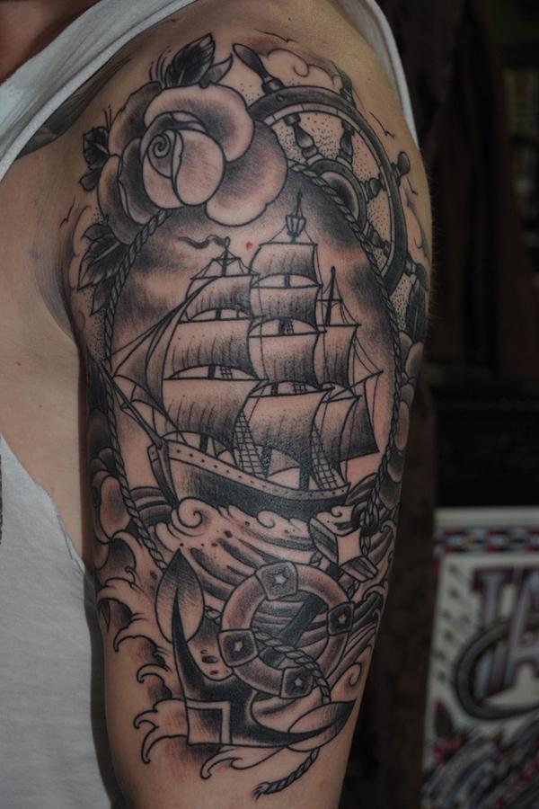 100 Boat Tattoo Designs