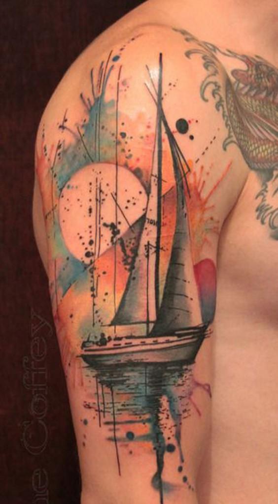 100 Boat Tattoo Designs