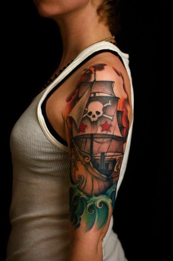 100 Boat Tattoo Designs