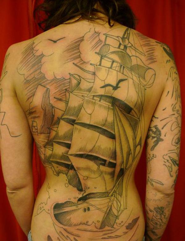 100 Boat Tattoo Designs