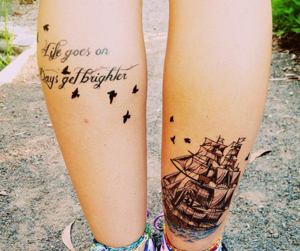 100 Boat Tattoo Designs