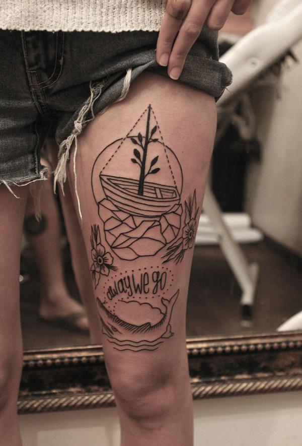 100 Boat Tattoo Designs