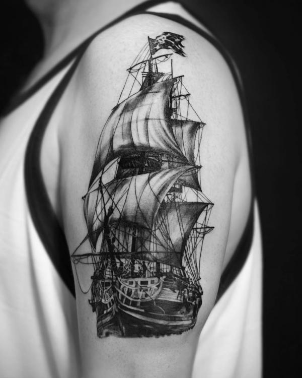 100 Boat Tattoo Designs