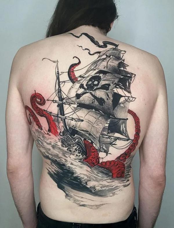 100 Boat Tattoo Designs