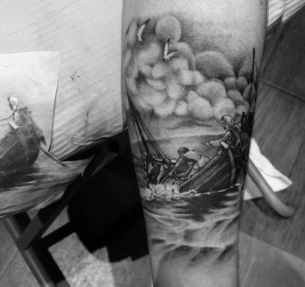 100 Boat Tattoo Designs