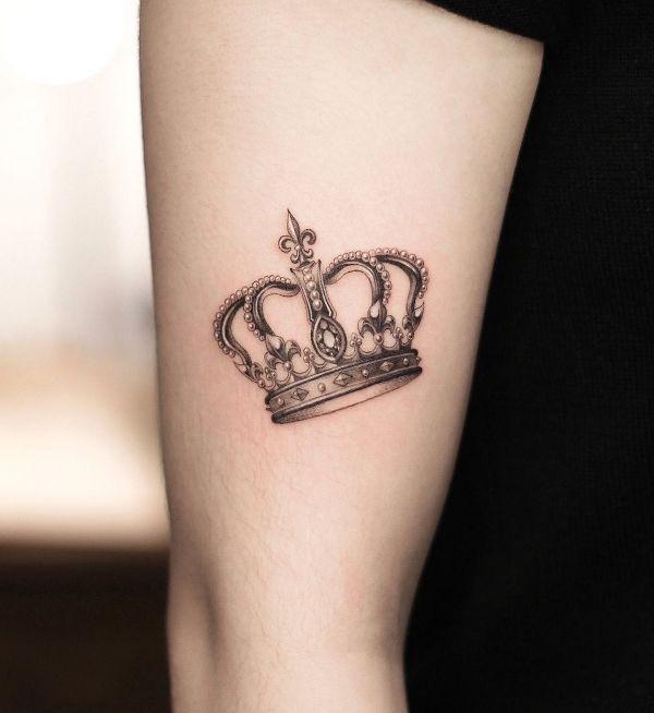 Inked Royalty: Explore 100 Meaningful Crown Tattoos