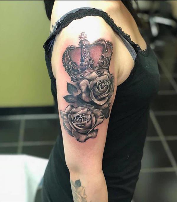 Inked Royalty: Explore 100 Meaningful Crown Tattoos
