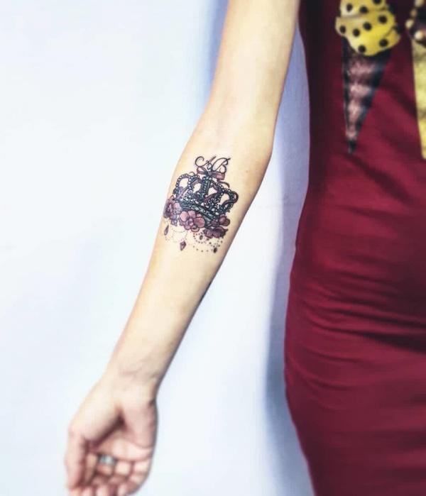 Inked Royalty: Explore 100 Meaningful Crown Tattoos