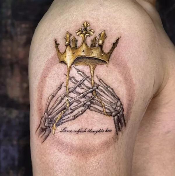 Inked Royalty: Explore 100 Meaningful Crown Tattoos