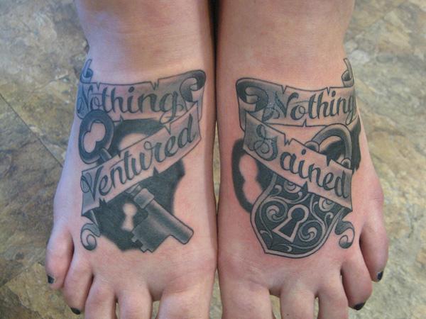 50 Inspiring Lock and Key Tattoos