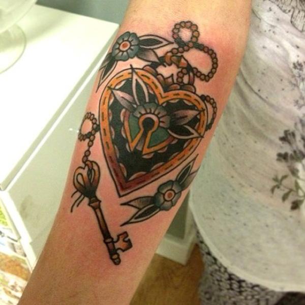 50 Inspiring Lock and Key Tattoos