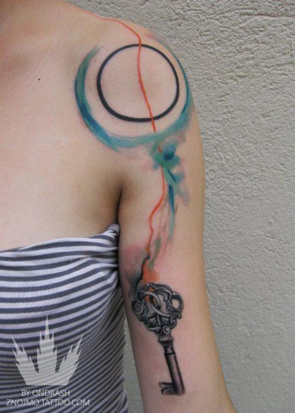 50 Inspiring Lock and Key Tattoos