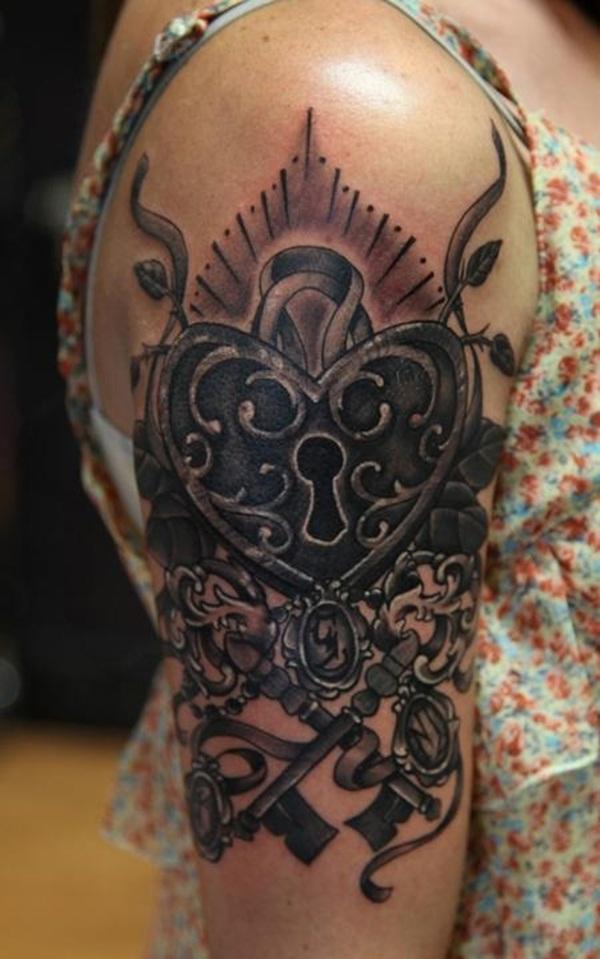 50 Inspiring Lock and Key Tattoos