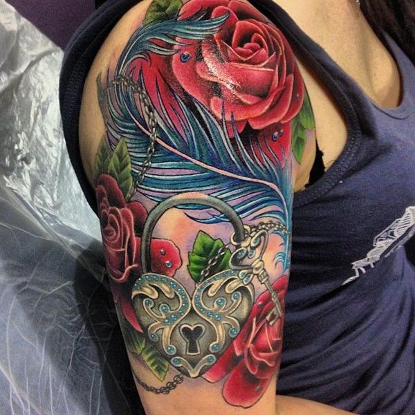 50 Inspiring Lock and Key Tattoos