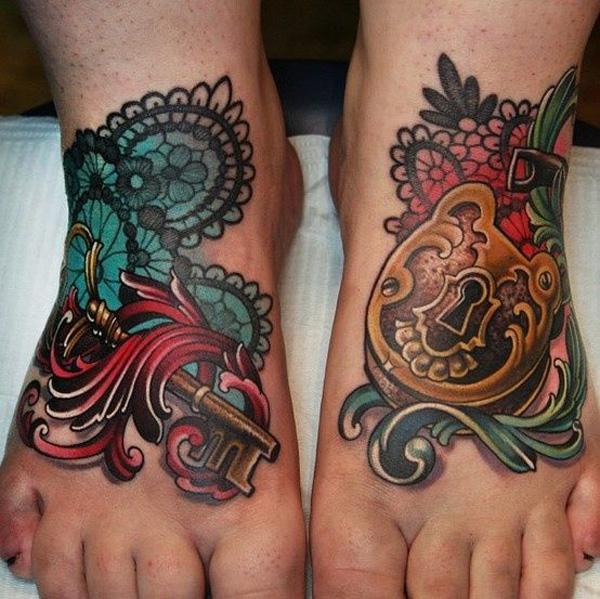 50 Inspiring Lock and Key Tattoos