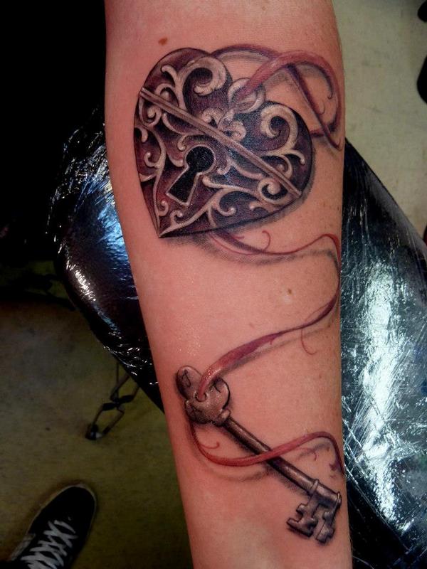 50 Inspiring Lock and Key Tattoos