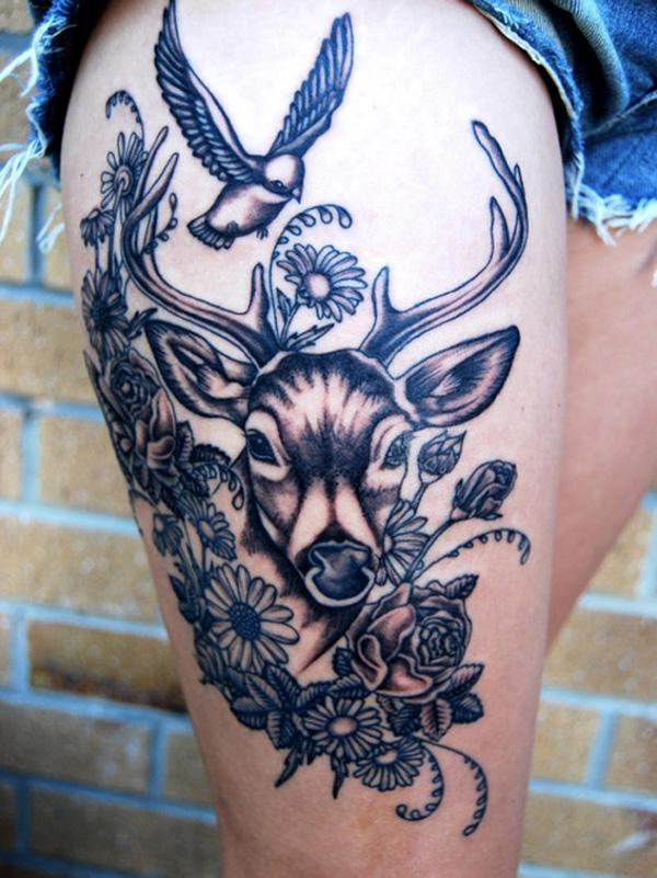 80 Inspiring Deer Tattoo Designs