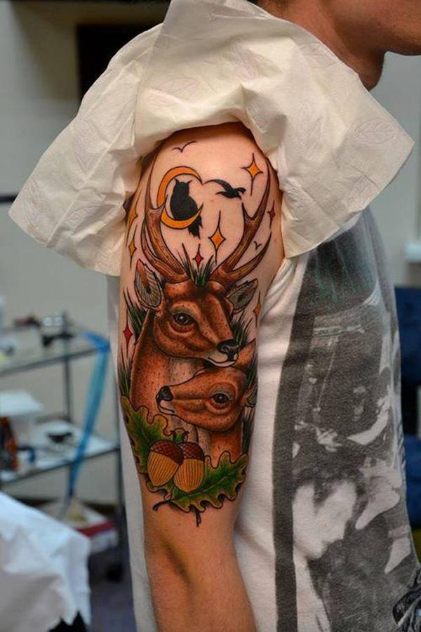 80 Inspiring Deer Tattoo Designs