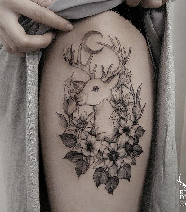 80 Inspiring Deer Tattoo Designs