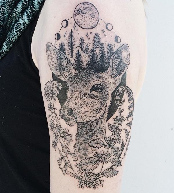 80 Inspiring Deer Tattoo Designs