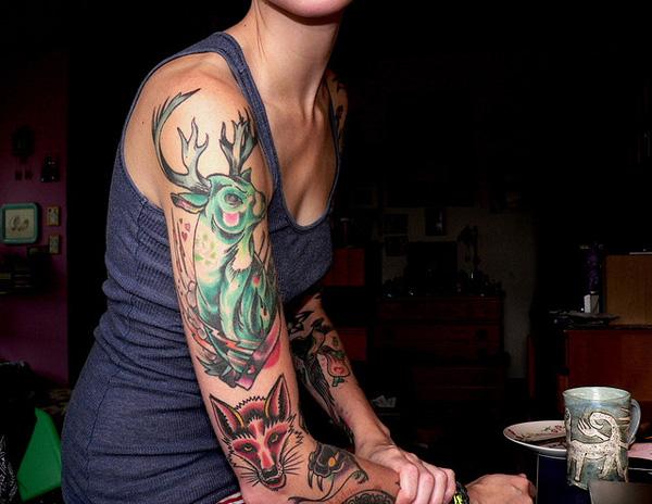 80 Inspiring Deer Tattoo Designs