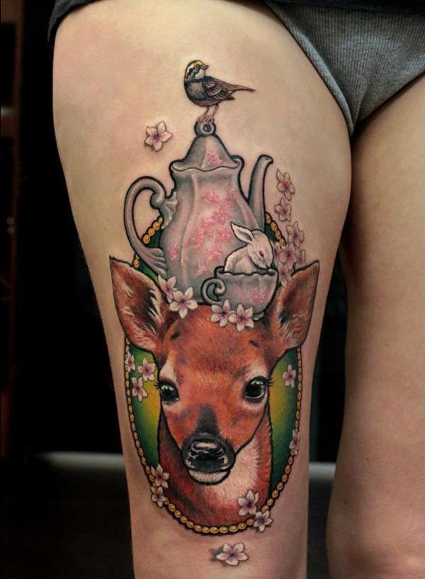 80 Inspiring Deer Tattoo Designs