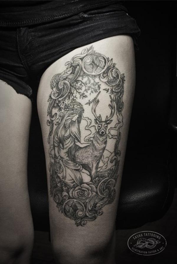 80 Inspiring Deer Tattoo Designs