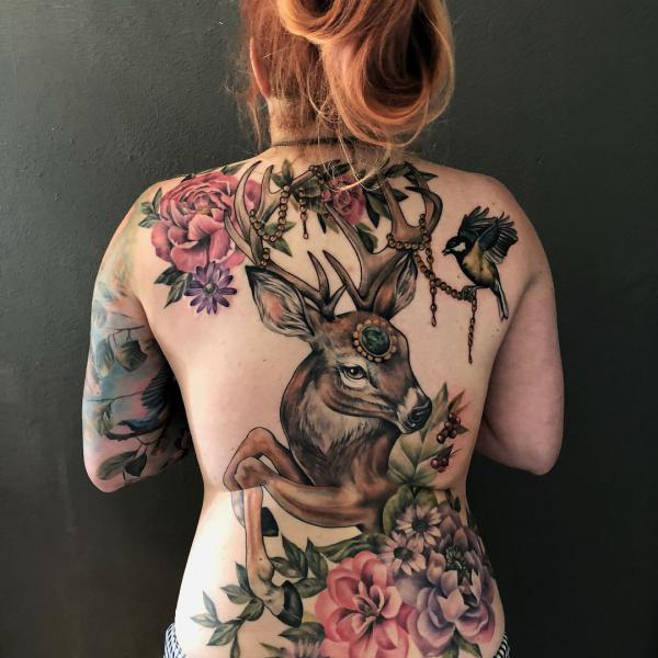 80 Inspiring Deer Tattoo Designs