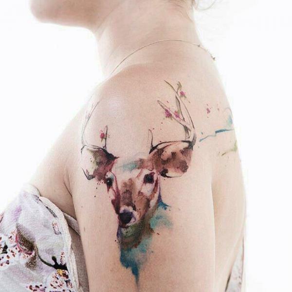 80 Inspiring Deer Tattoo Designs