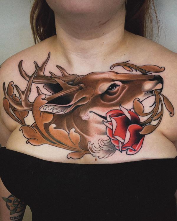 80 Inspiring Deer Tattoo Designs