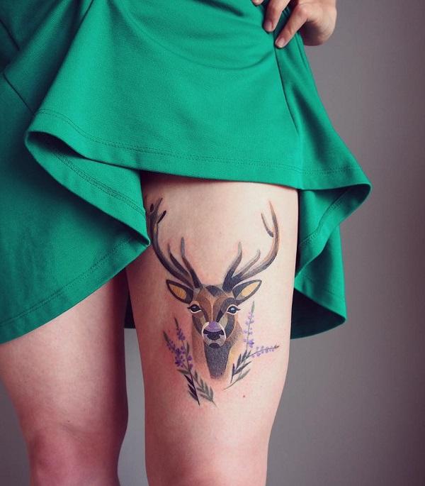 80 Inspiring Deer Tattoo Designs
