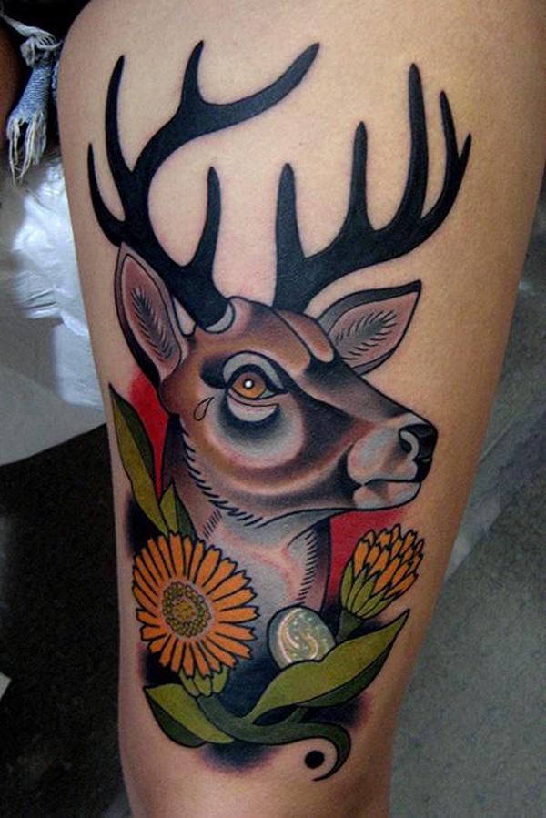 80 Inspiring Deer Tattoo Designs
