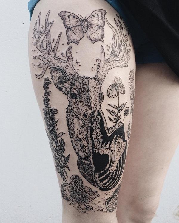 80 Inspiring Deer Tattoo Designs