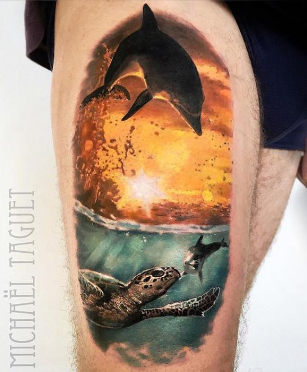 130 Lovely Dolphin Tattoos and Meanings