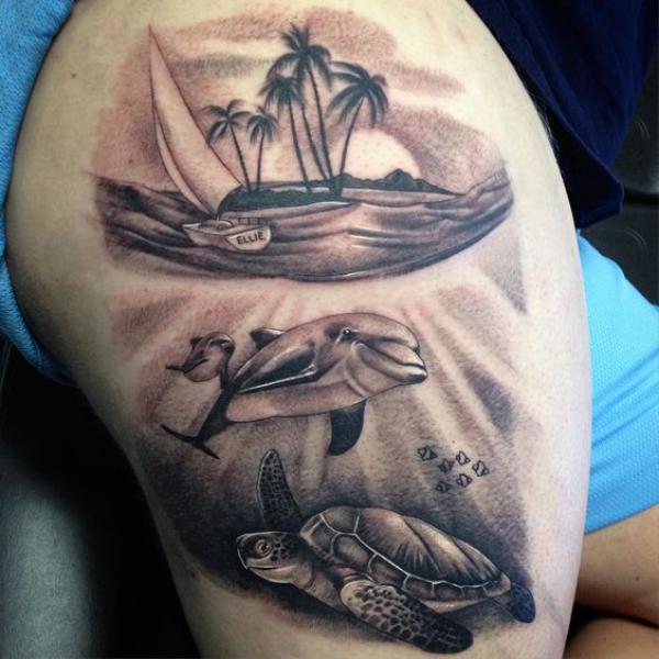 130 Lovely Dolphin Tattoos and Meanings